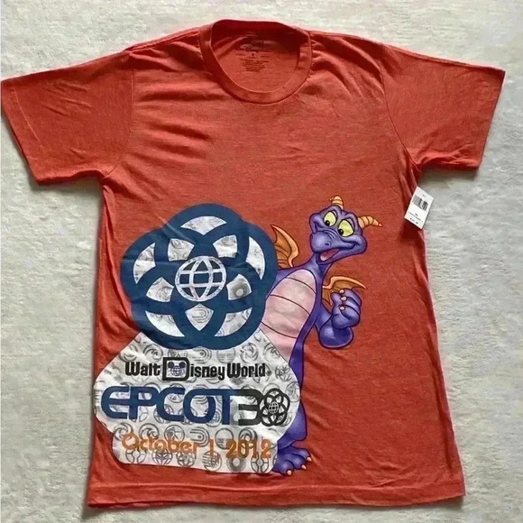 NWT Disney Parks Figment Epcot Shirt Size Small Unisex October 2012 SUPER RARE - Picture 8 of 9